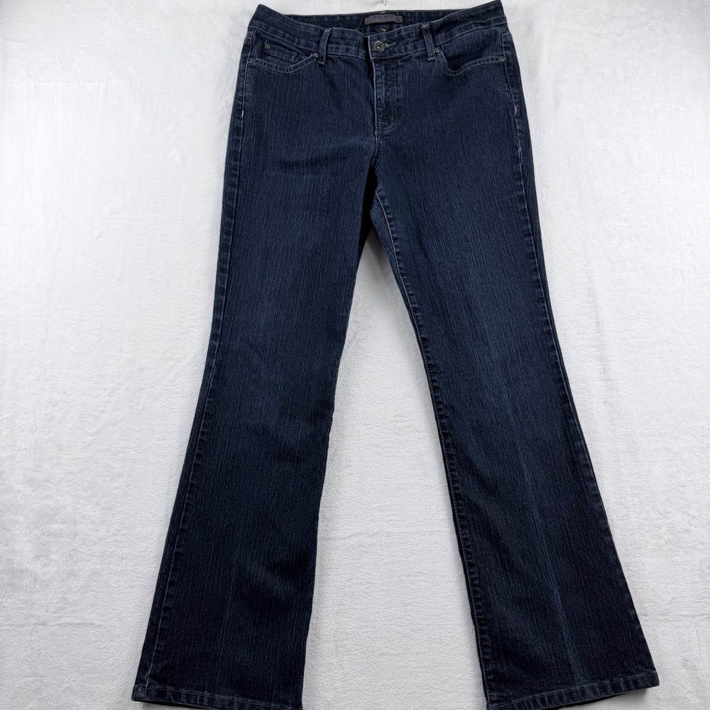 Nine West Jeans Sams Arielle Womens Size 12/30 Dark‎ Wash Bootcut Stretch Y2K